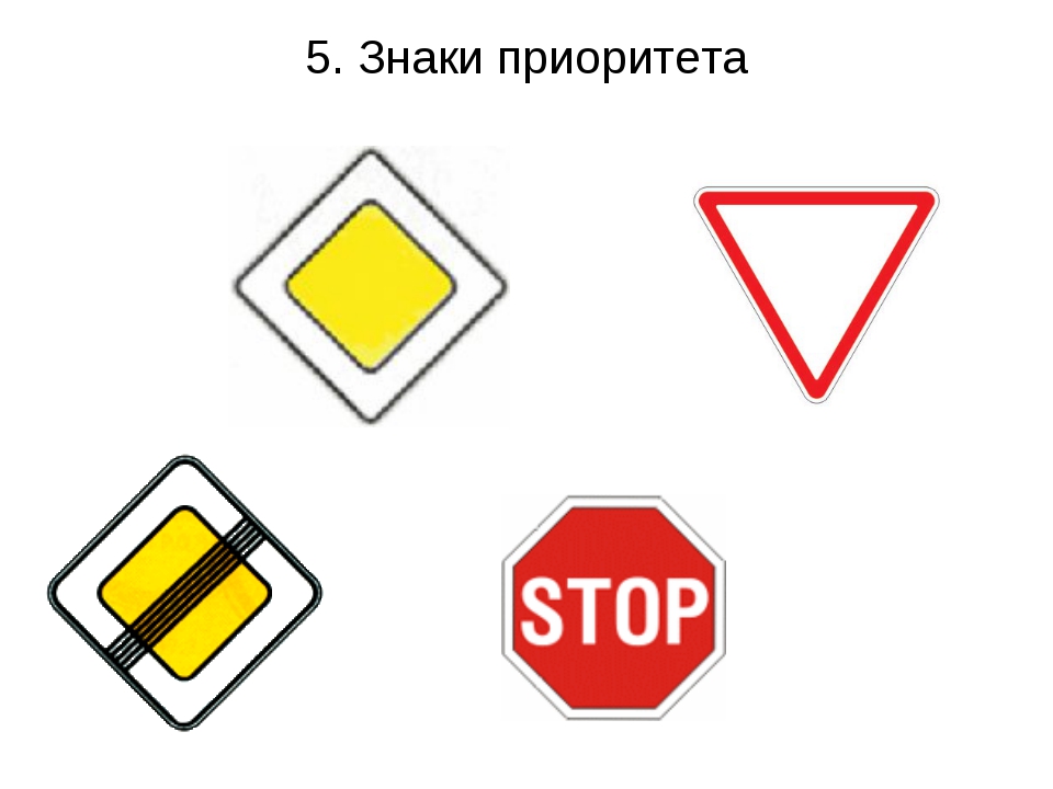 Дорожные знаки главная дорога картинки