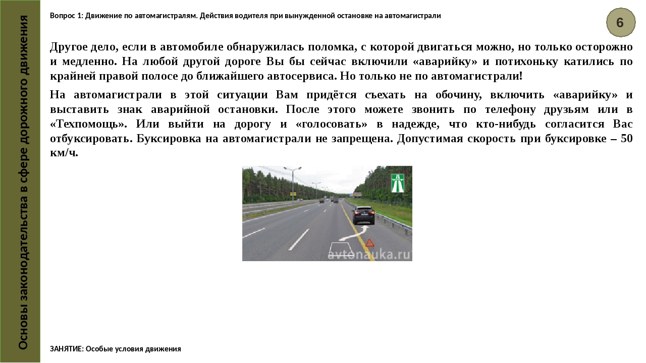 Разрешается ли движение задним ходом на автомагистрали. Вынужденная остановка на автомагистрали. Вынужденная остановка на магистрали ПДД. Особые условия движения. Действия водителя при вынужденной остановке.