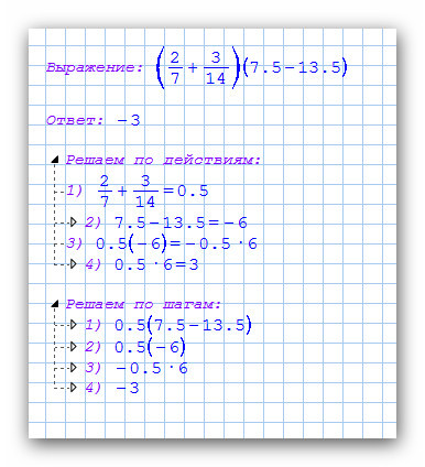 Вычислите 3x 4